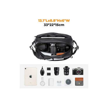 K&F Concept Black 10LAlpha Camera Sling Bag (KF13.157V1)