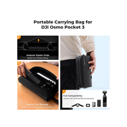 K&F Concept Carrying Bag for DJI Osmo Pocket 3, Portable Storage Carry Case (KF13.200)