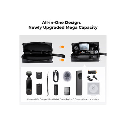 K&F Concept Carrying Bag for DJI Osmo Pocket 3, Portable Storage Carry Case (KF13.200)
