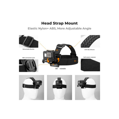K&F Concept Head Strap & Chest Mount Set SKU.2290