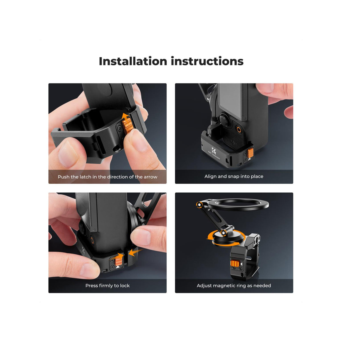 K&F Concept Pocket 4/3 Aluminum Alloy Magnetic Expansion Frame SKU: KF31.162