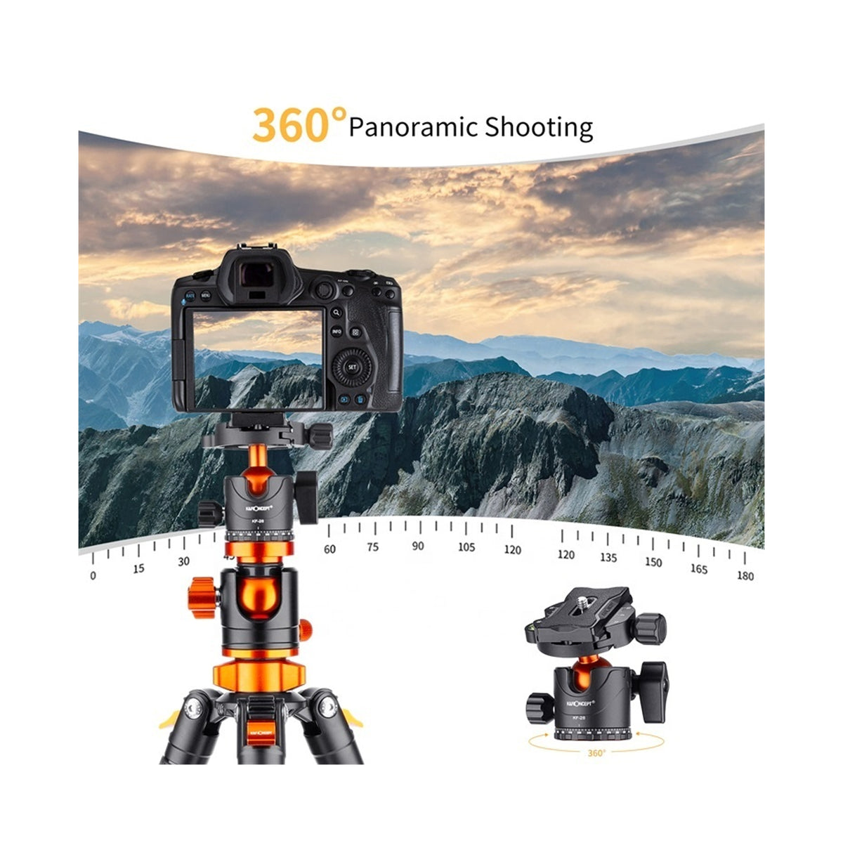 K&F TRIPOD TILT SA254T2(KF09.090V1)