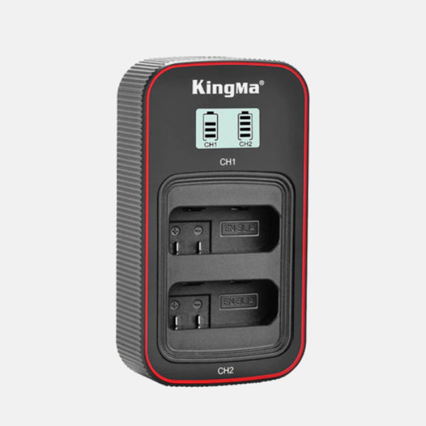 KingMa EN-EL14 Dual LCD Charger USB-Type-C