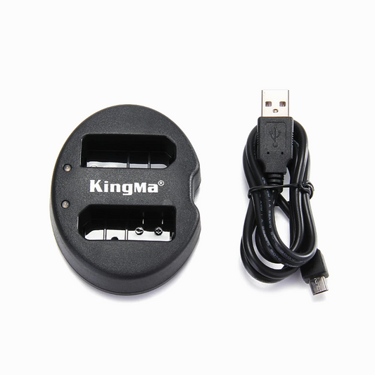 KingMa EN EL14 EN-EL14 Rechargeable Battery Dual USB Charger Kit