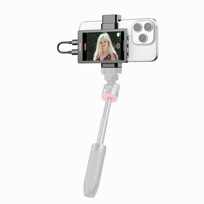 KingMa PH01-Max Vlog Selfie Monitor Magnetic Phone Clip Compatible Vlog Selfie Monitor Screen with iPhone Samsung