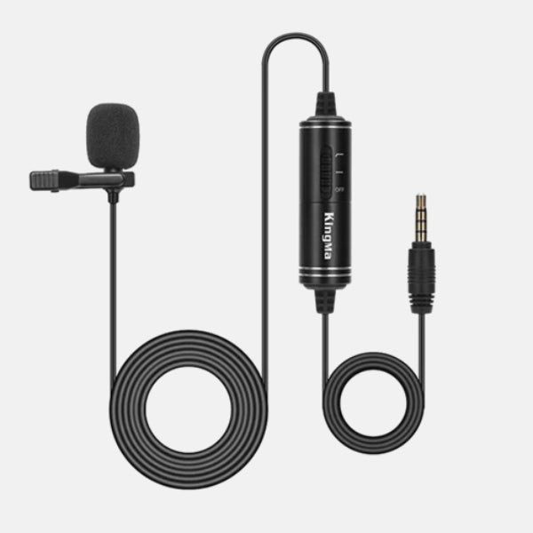 Kingma KM-2 Lavalier Microphone suitable for Cameras, PC, Laptops, Tablets