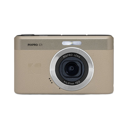 Kodak PIXPRO C1 Compact Digital Camera (Tan)