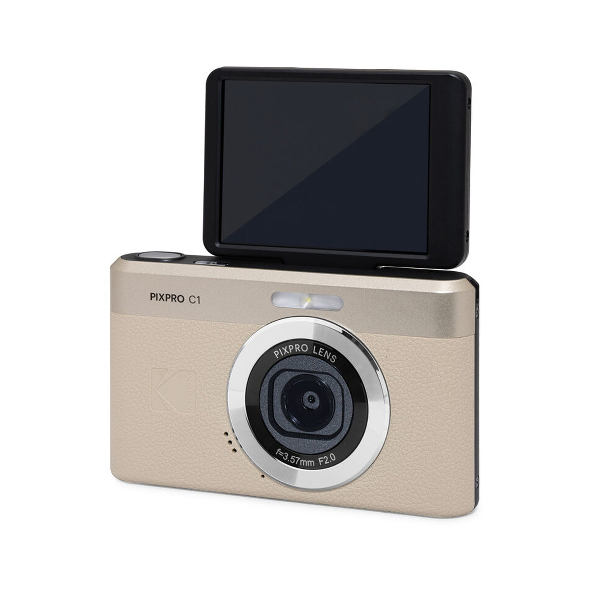 Kodak PIXPRO C1 Compact Digital Camera (Tan)