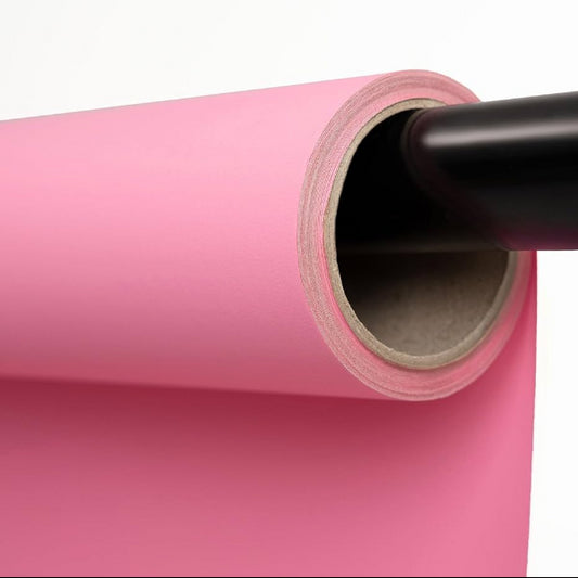 LENZCAM#170 BABY PINK 1.35*11 M Seamless Background Paper