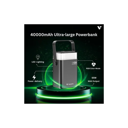 LEVORE 40000mAh 65W Ultra-Large Power bank