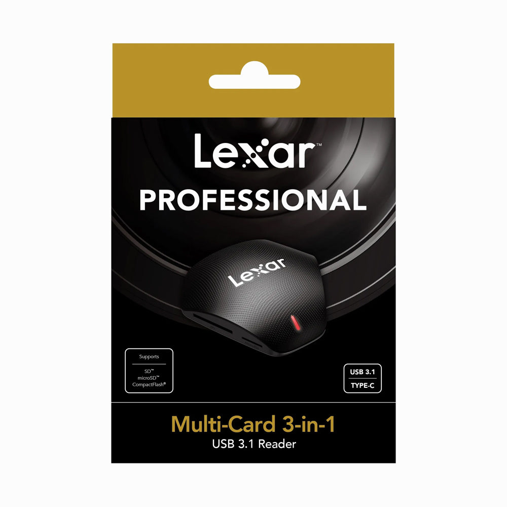 LEXAR MULTI-CARD 3-IN-1 USB 3.1 TYPE-C READER