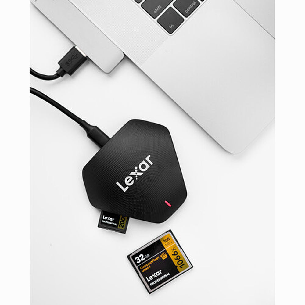 LEXAR MULTI-CARD 3-IN-1 USB 3.1 TYPE-C READER