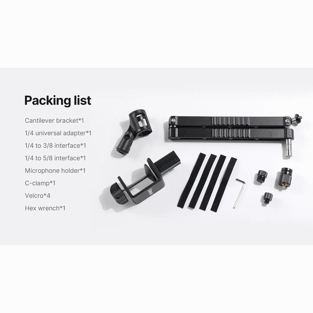 ULANZI LS26 LOW -LEVEL / PROFILE MICROPHONE BOOM ARM STAND