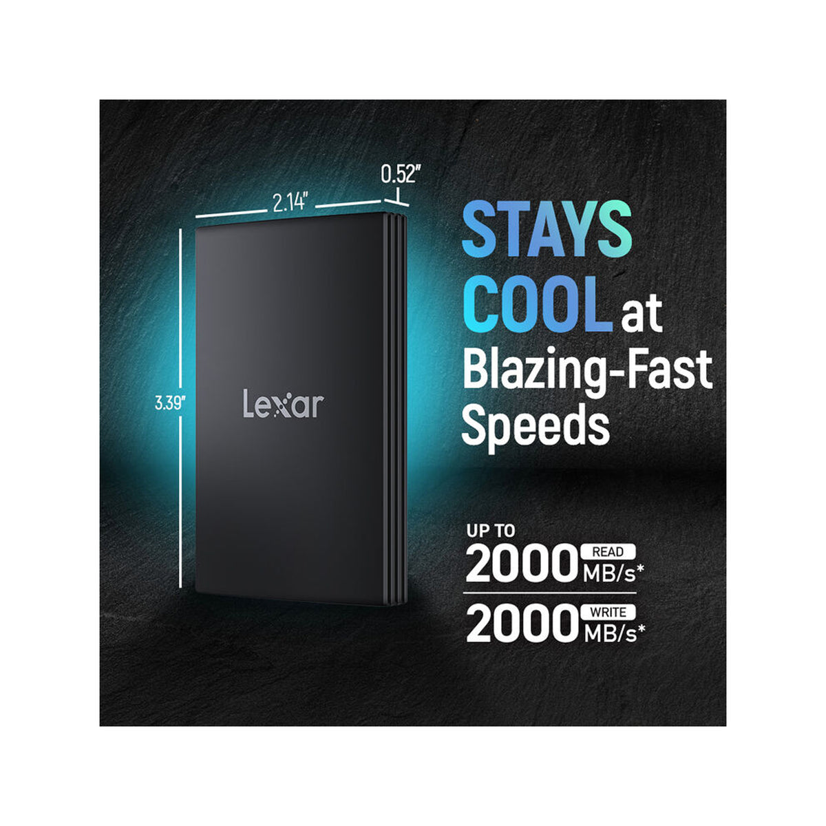 Lexar 1TB ARMOR 700 USB 3.2 Gen 2x2 Portable SSD