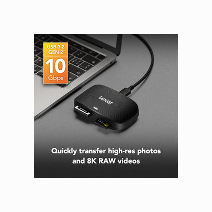 Lexar Professional CFexpress Type B/SD USB 3.2 Gen 2 Card Reader