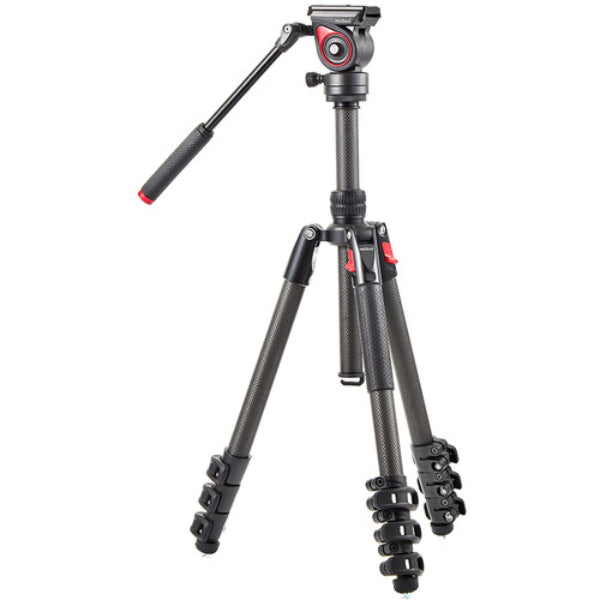 MILIBOO MUFB BK CARBON FIBER FLUID HED TRIPOD