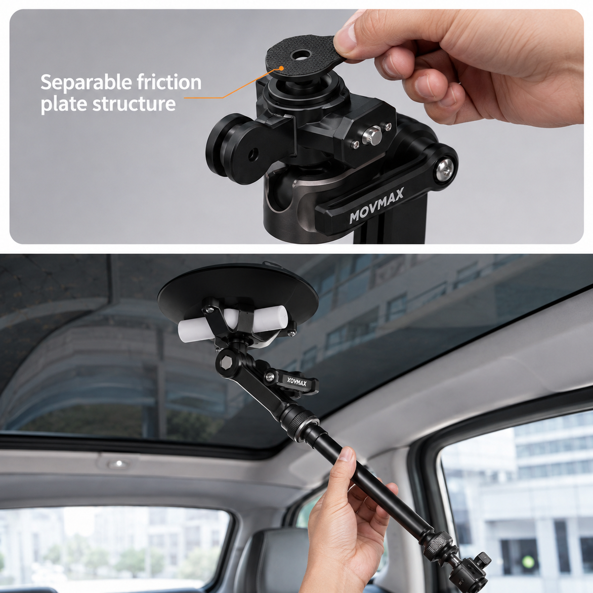 MOVMAX Swivel Suction Cup Mount