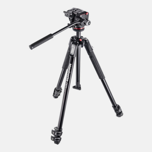 Manfrotto 190X3 Three Section Tripod with MHXPRO-2W Fluid Head(MK190X3-2W)