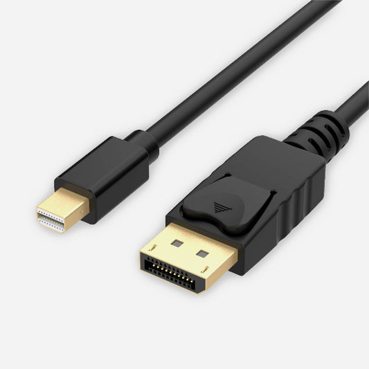 Mini DisplayPort (Mini DP) to DisplayPort (DP) Cable 4K(1.8m) Black