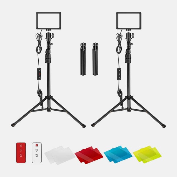 NEEWER 2 PIECES TABLE TOP LED LIGHT KIT(ZC-10S)