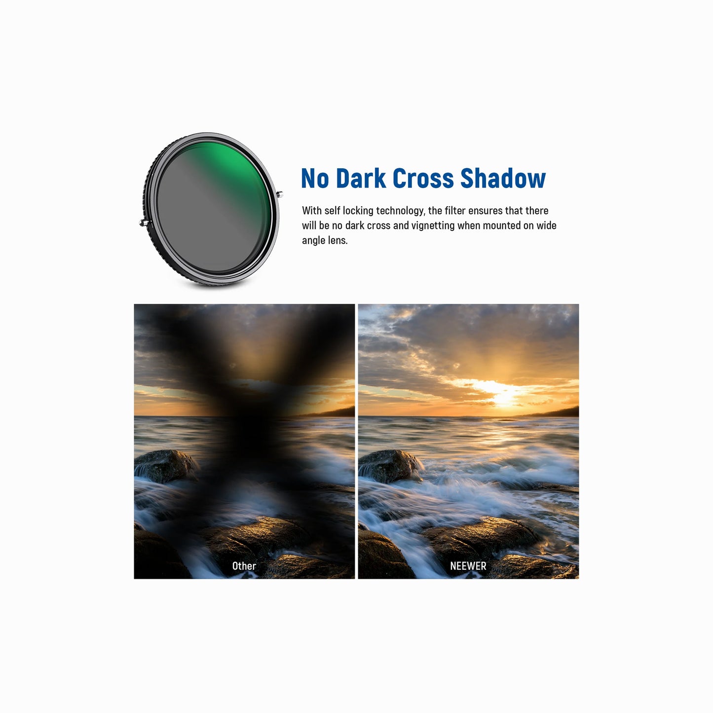NEEWER 67 mm 2-in-1 MRC HD Variable ND2–ND32 & CPL Lens Filter