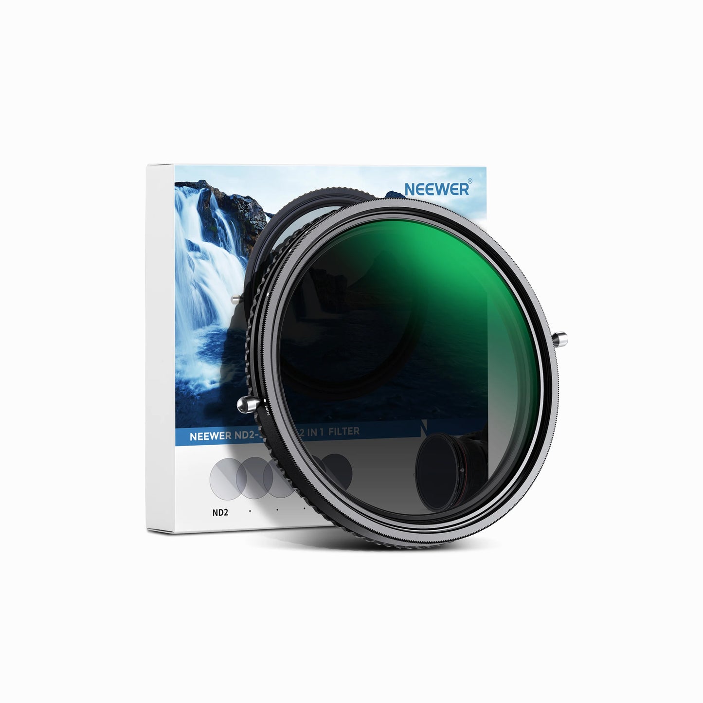 NEEWER 67 mm 2-in-1 MRC HD Variable ND2–ND32 & CPL Lens Filter