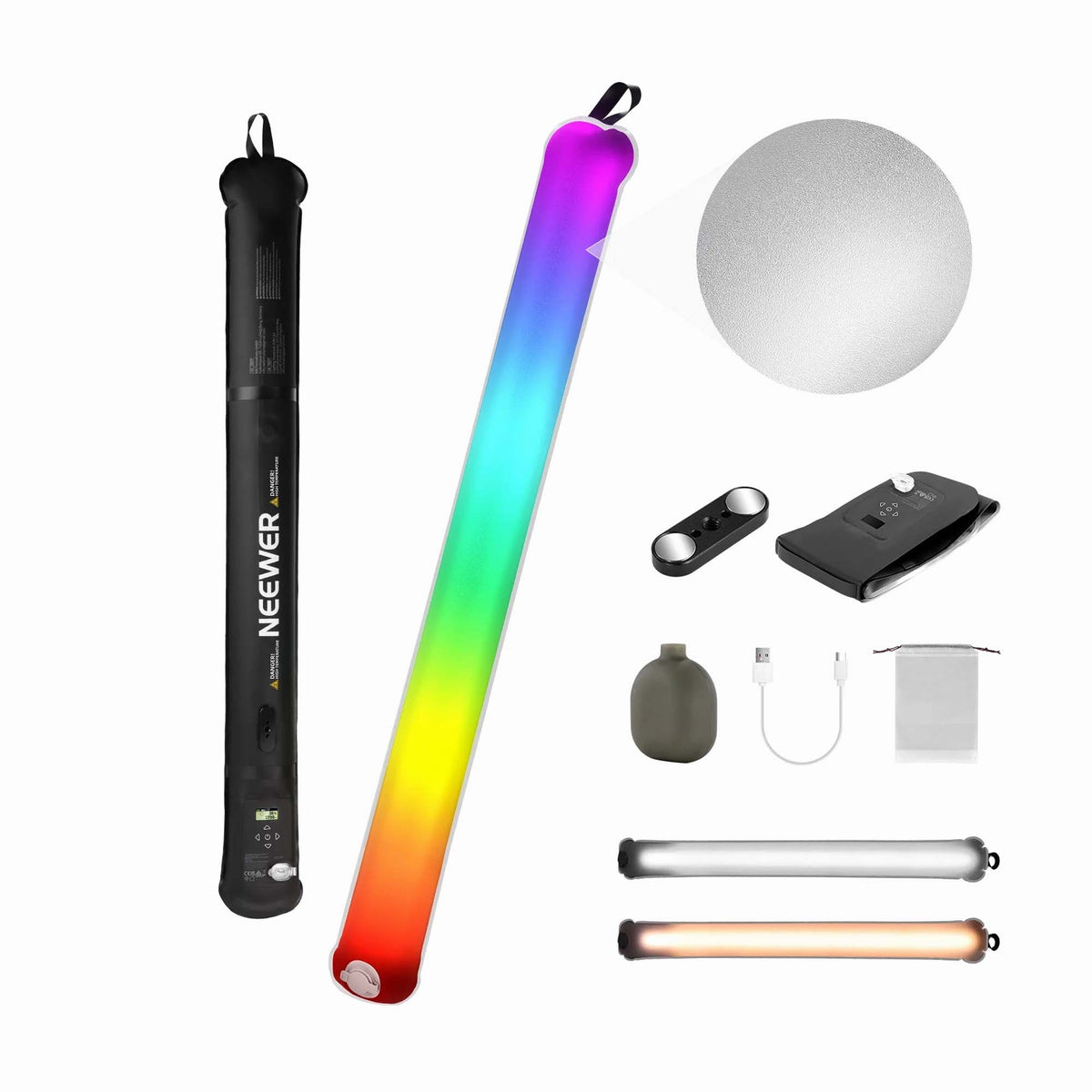 NEEWER BASICS GC30C 30W RGB Handheld Inflatable LED Fill Light