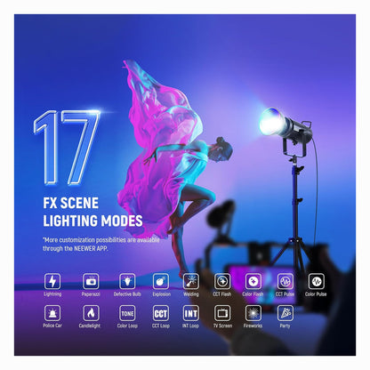 NEEWER CB300C 300W COB RGB LED Video Light