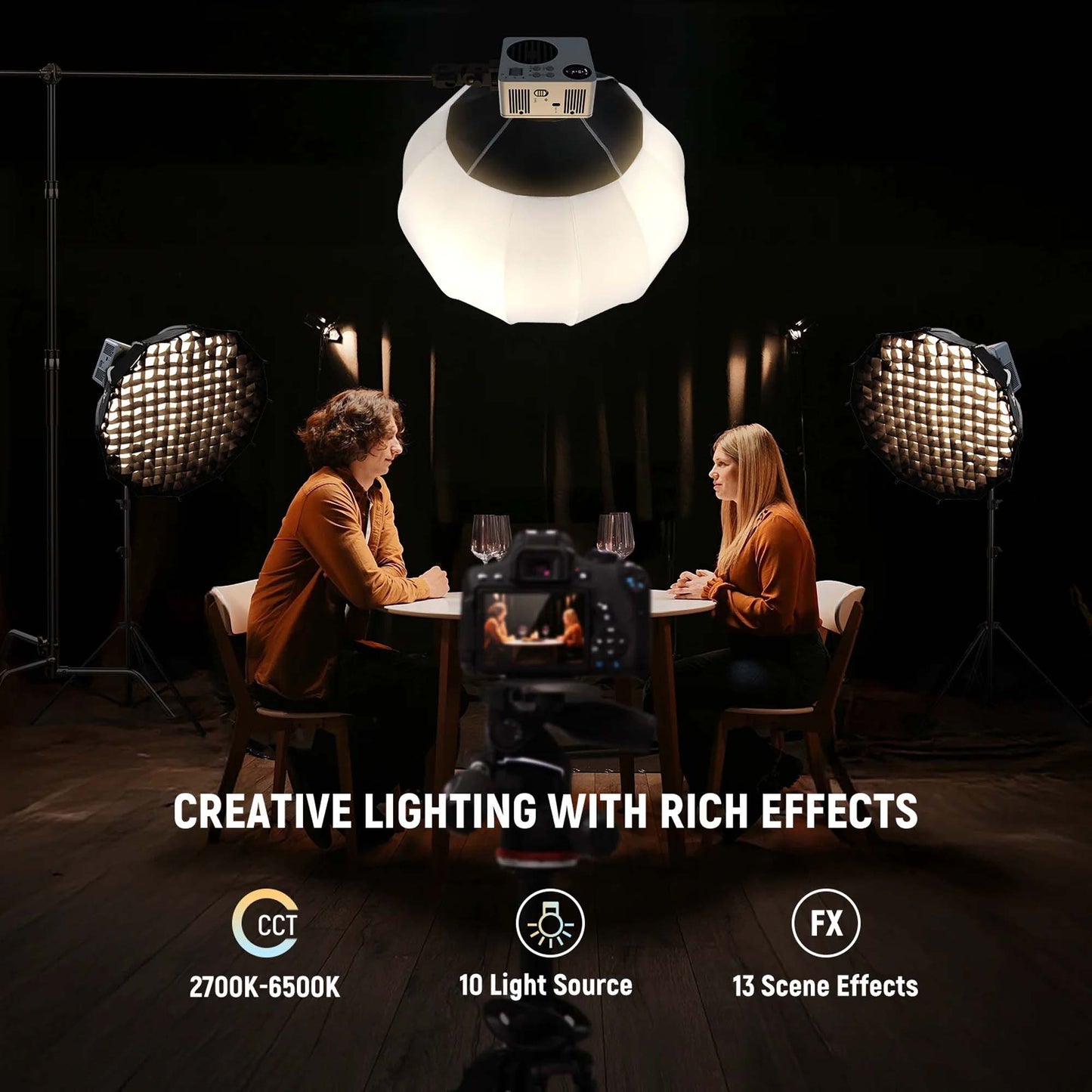 NEEWER HB80B 80W Bi-Color Mini COB LED Video Light