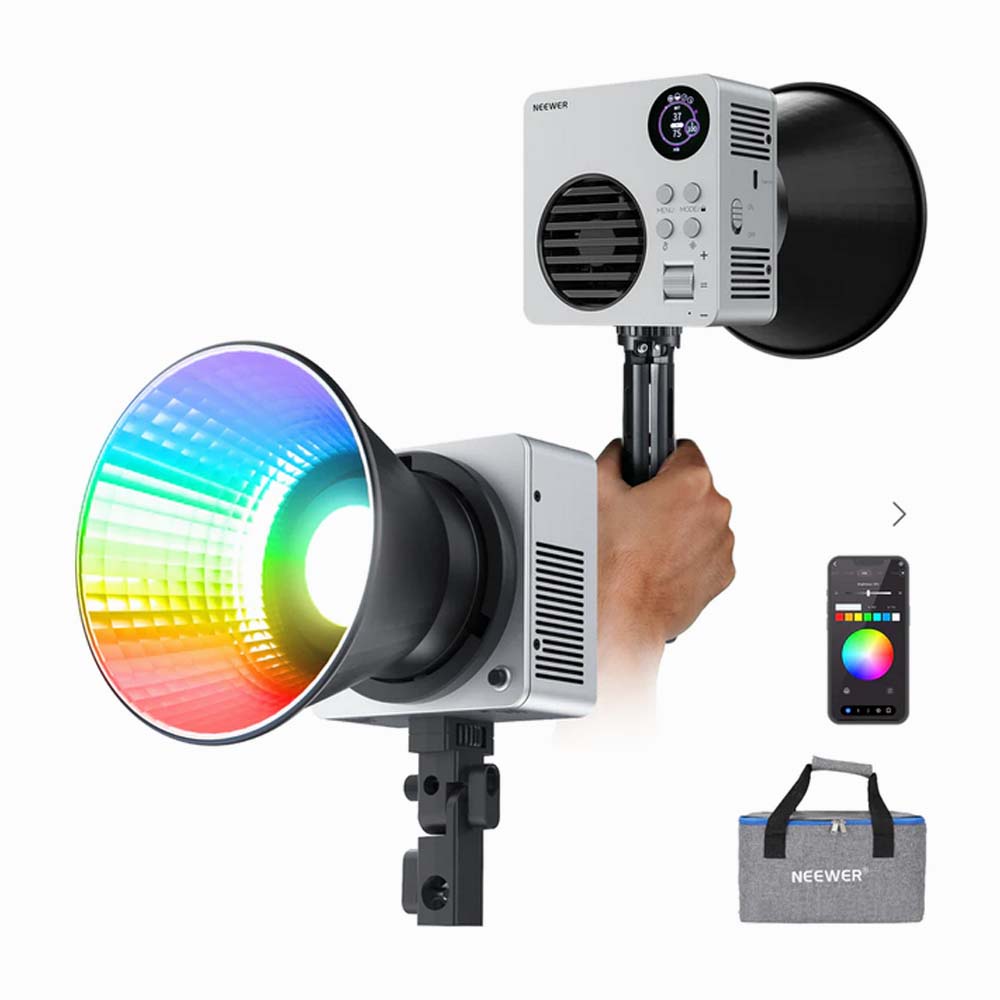 NEEWER HB80C 80W RGBWW Mini COB LED Video Light (Basic Kit)