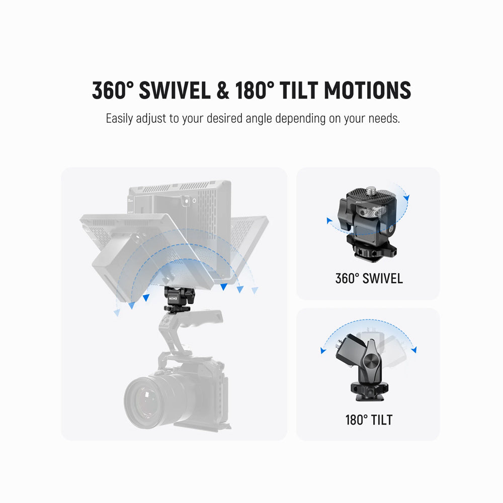 NEEWER MA002 Field Monitor Holder with Cold Shoe Mount