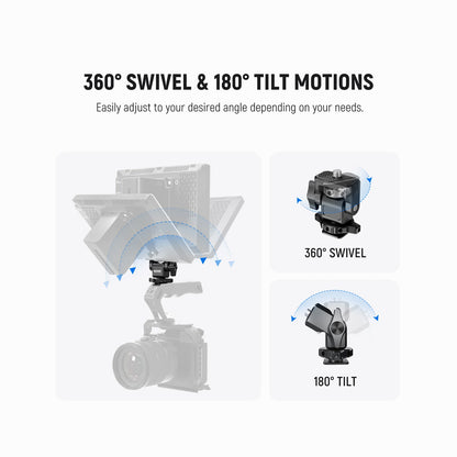 NEEWER MA002 Field Monitor Holder with Cold Shoe Mount