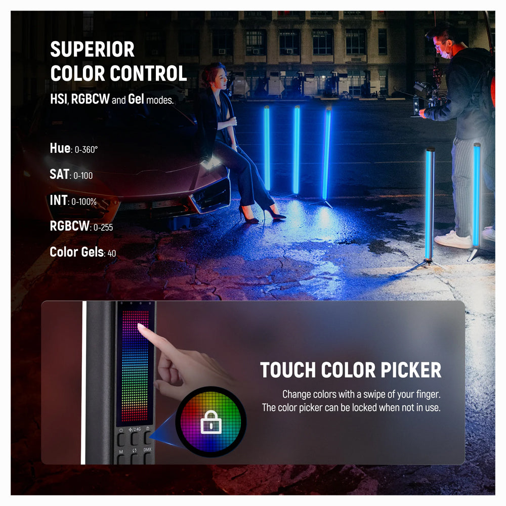 NEEWER TL60 20W RGB Tube Light Stick