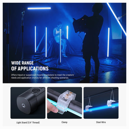 NEEWER TL90C 30W RGB Tube Light with APP/2.4G/DMX Control