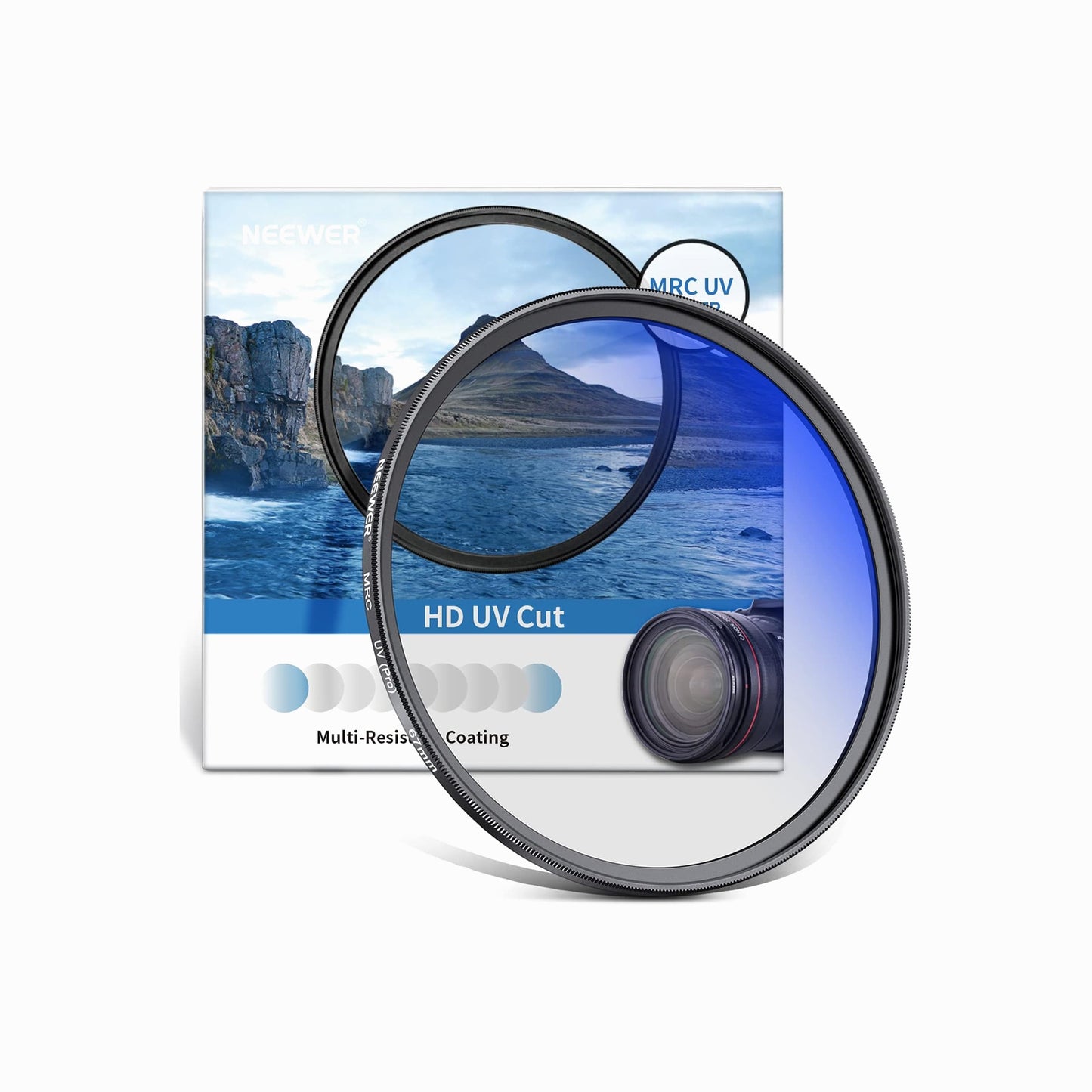 NEEWER 67mm MRC Ultra-Slim UV Protection Lens Filter