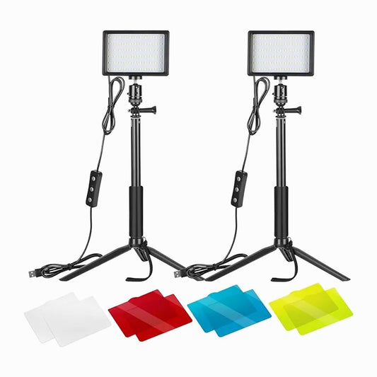 NEEWER ZC-10S 2 Pieces Pro USB Tabletop LED Light Kit
