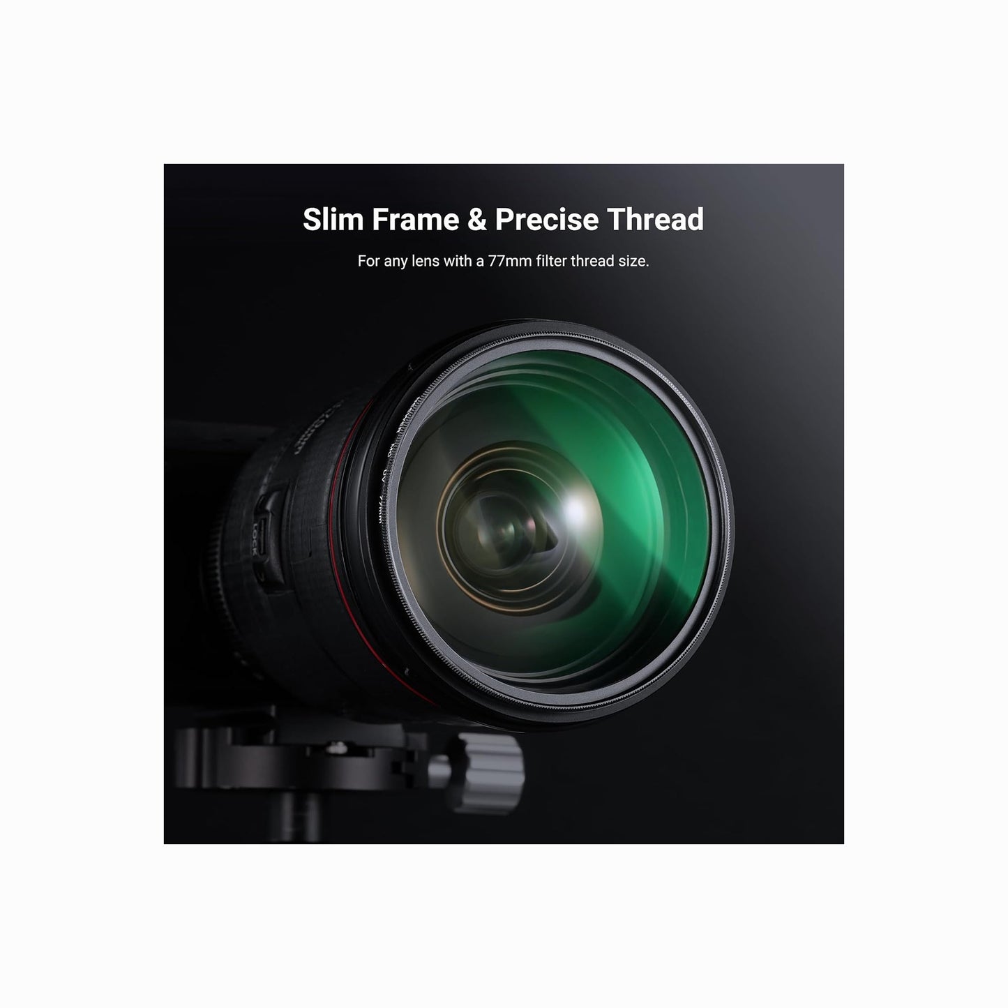 NEEWER 77mm Variable ND2-400, CPL & UV Lens Filter Kit – 3 Pack