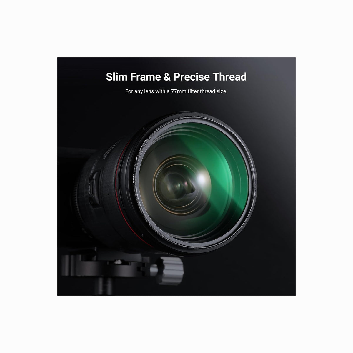 NEEWER 77mm Variable ND2-400, CPL & UV Lens Filter Kit – 3 Pack