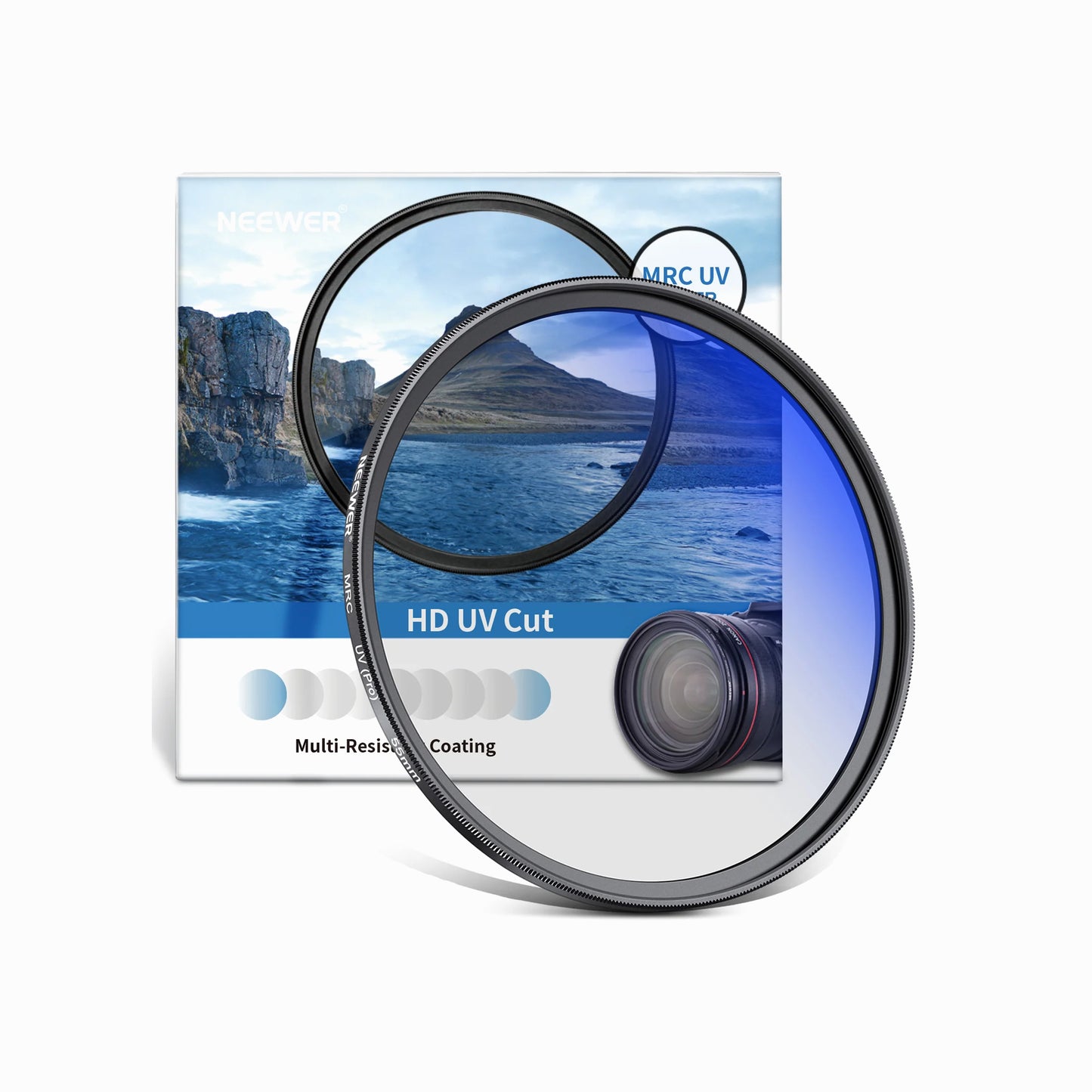NEEWER 82 mmMRC Ultra-Slim UV Lens Filter