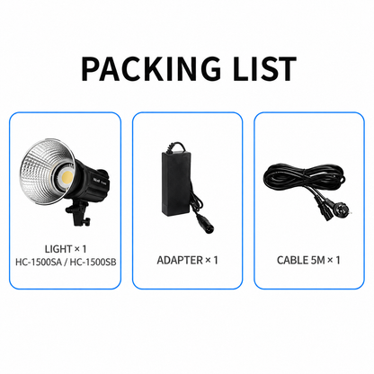 NICEFOTO HC-1500SA Ⅱ BI COLOR LED VIDEO LIGHT