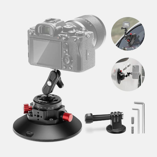 Neewer 6 inch Camera Suction Mount with Ball Head Magic Arm