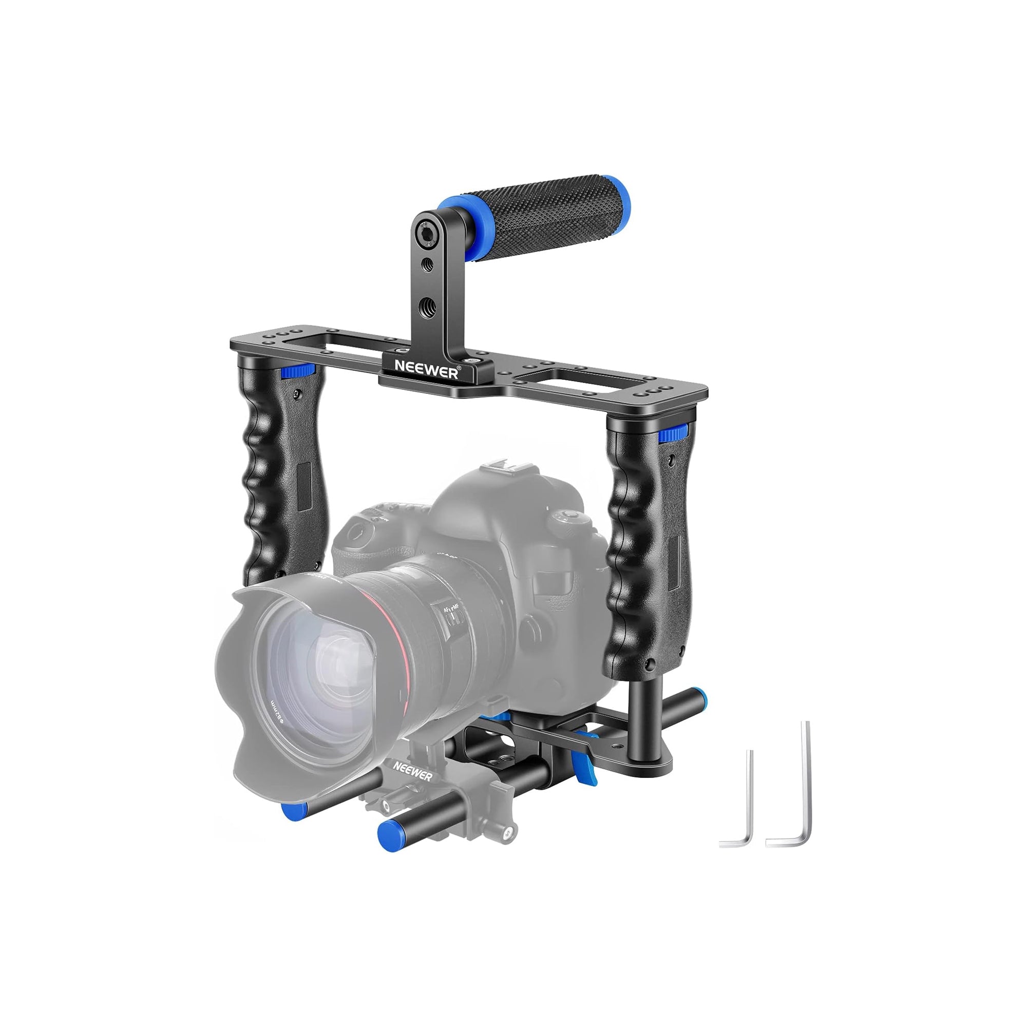 Neewer Camera Cage Kit CG-MF (Black and Blue)