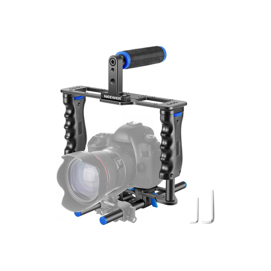 Neewer Camera Cage Kit CG-MF (Black and Blue)