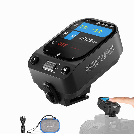 Neewer QZ-C Touchscreen TTL Wireless Flash Trigger for Canon