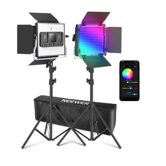 Neewer RGB 660 PRO II LED Video Light Kit (2-Pack)