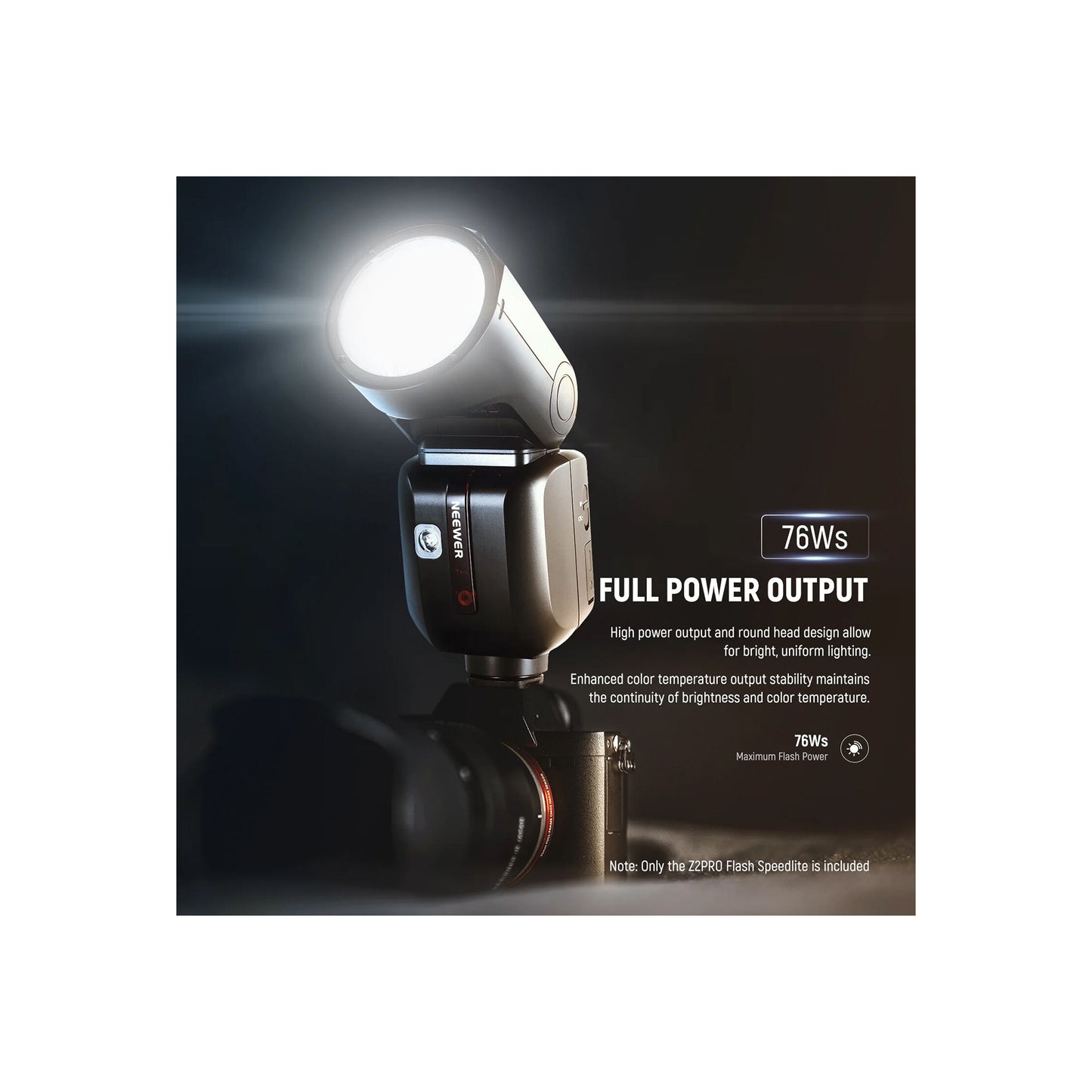 Neewer Z2PRO-C TTL Round Head Flash Speedlite for Canon
