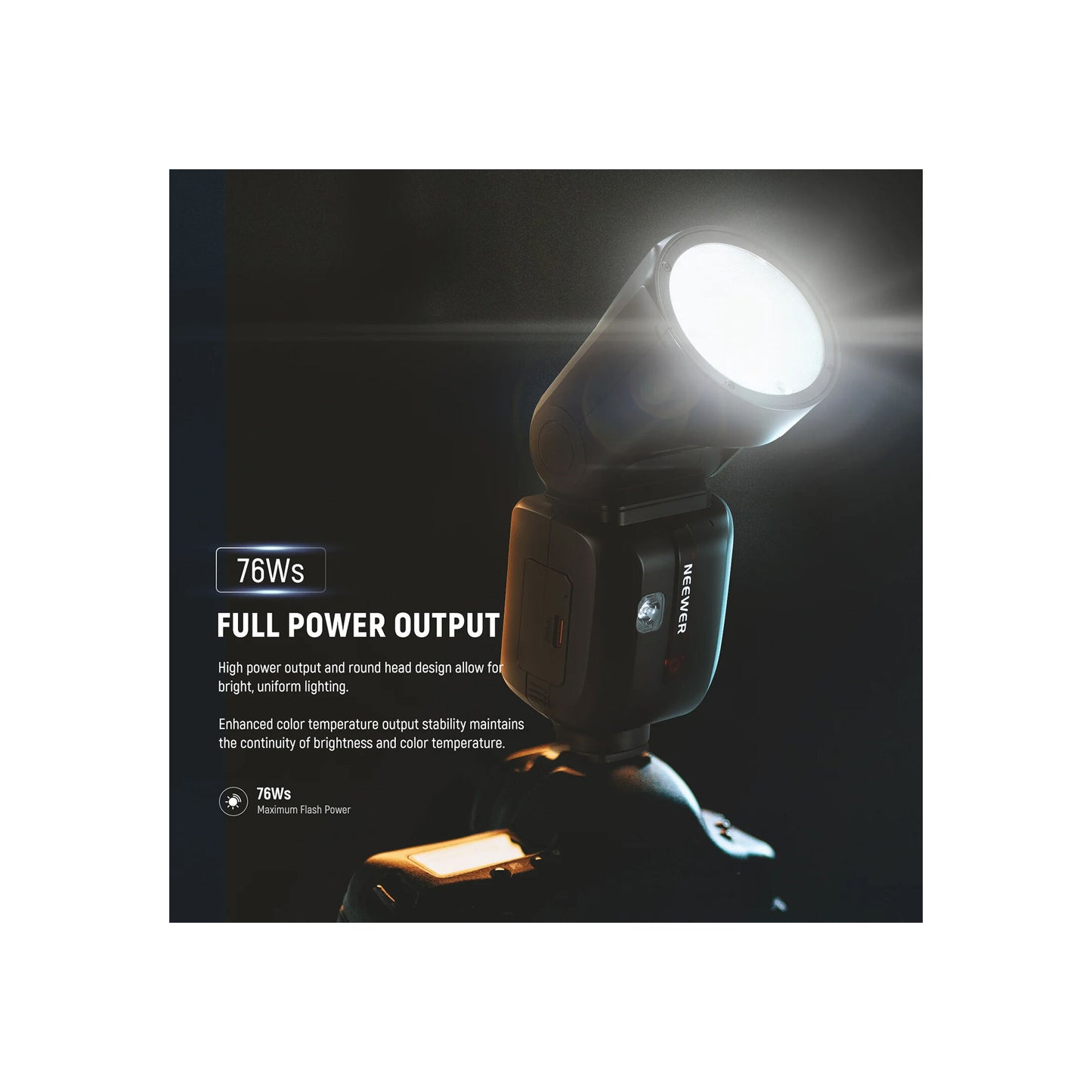 Neewer Z2PRO-C TTL Round Head Flash Speedlite for Canon
