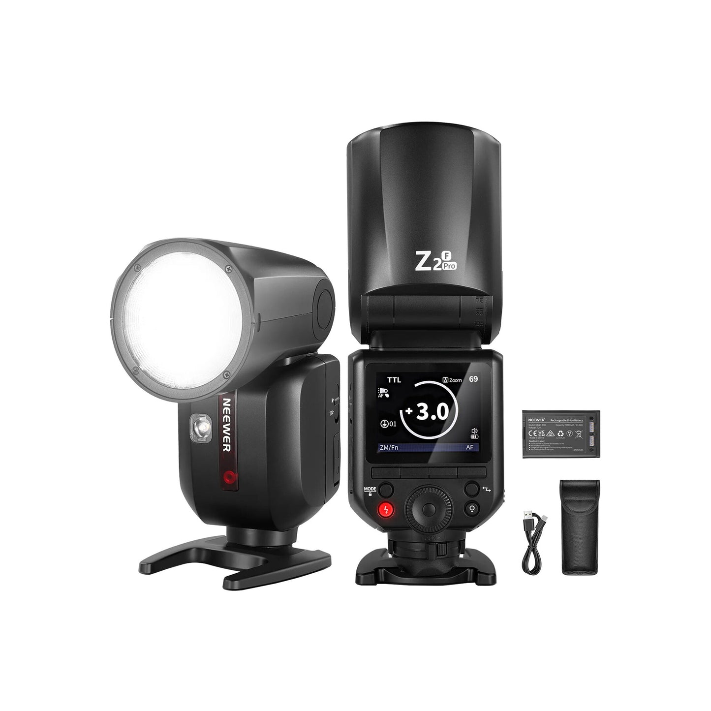 Neewer Z2PRO-F TTL Round Head Flash Speedlite for FUJIFILM