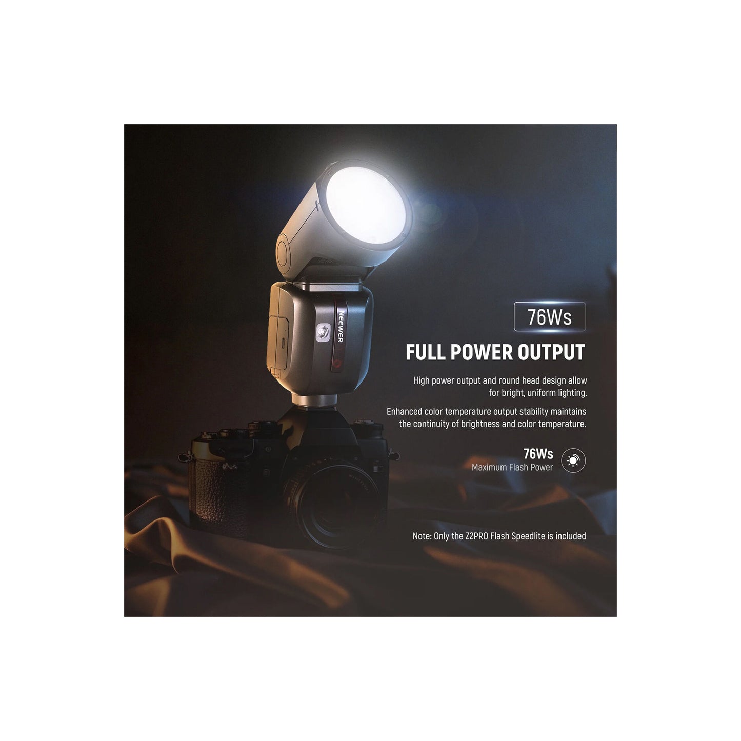 Neewer Z2PRO-F TTL Round Head Flash Speedlite for FUJIFILM
