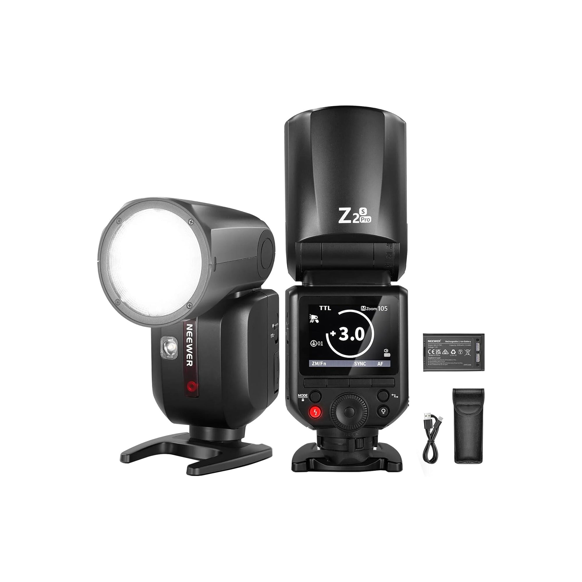 Neewer Z2PRO-S TTL Round Head Flash Speedlite for Sony